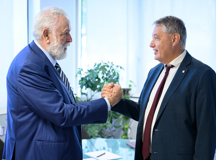 Mario Federighi e Marco Sansò nella sede di IFBS